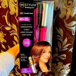 InStyler rotating curling iron with brush